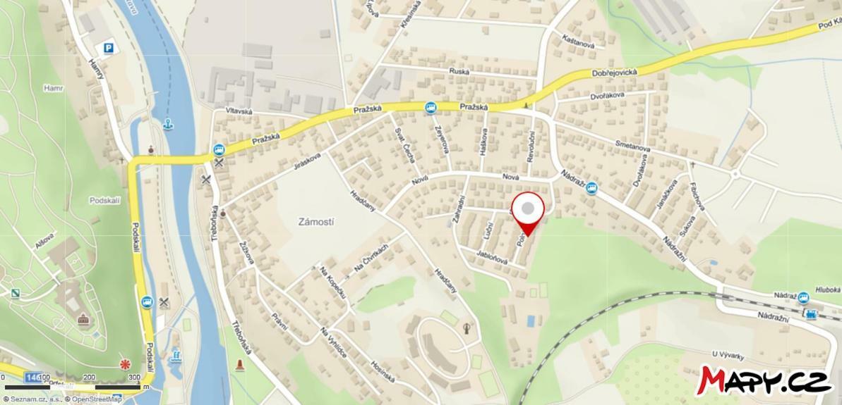 Apartman Polni 930 Lägenhet Hluboká nad Vltavou Exteriör bild
